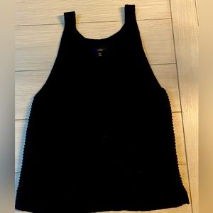 J. Crew Knit Tank Top in Black